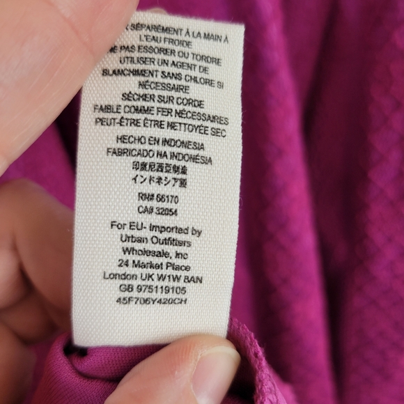 FREE PEOPLE Miss Connections fuchsia cut out lace A-line flare mini party dress - Picture 10 of 11